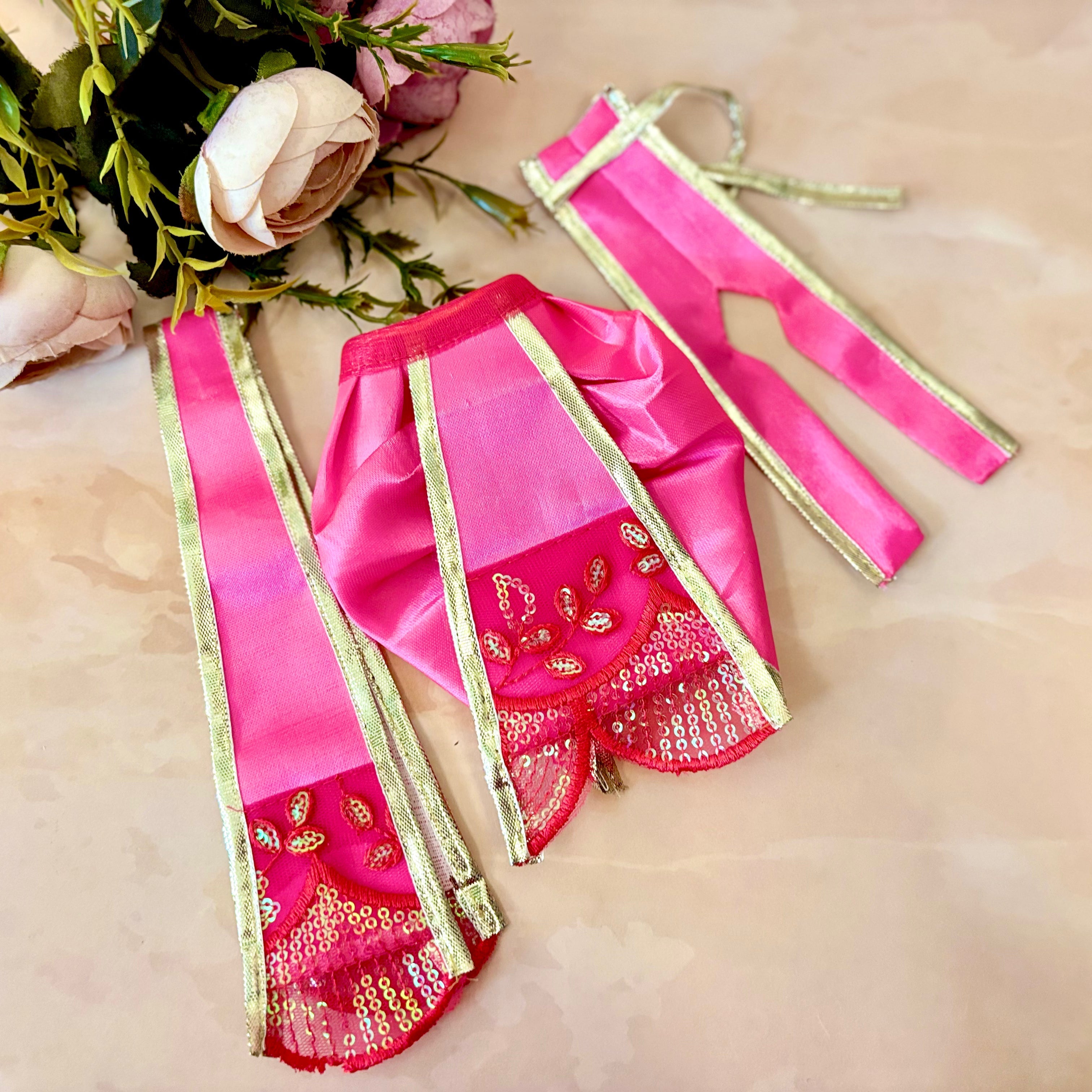 Handmade Designer Laddu Gopal Dress - Fancy Kanha Ji Poshak for Janmashtami, Bal Gopal Dress, Krishna Ji Dress, Festival Ready