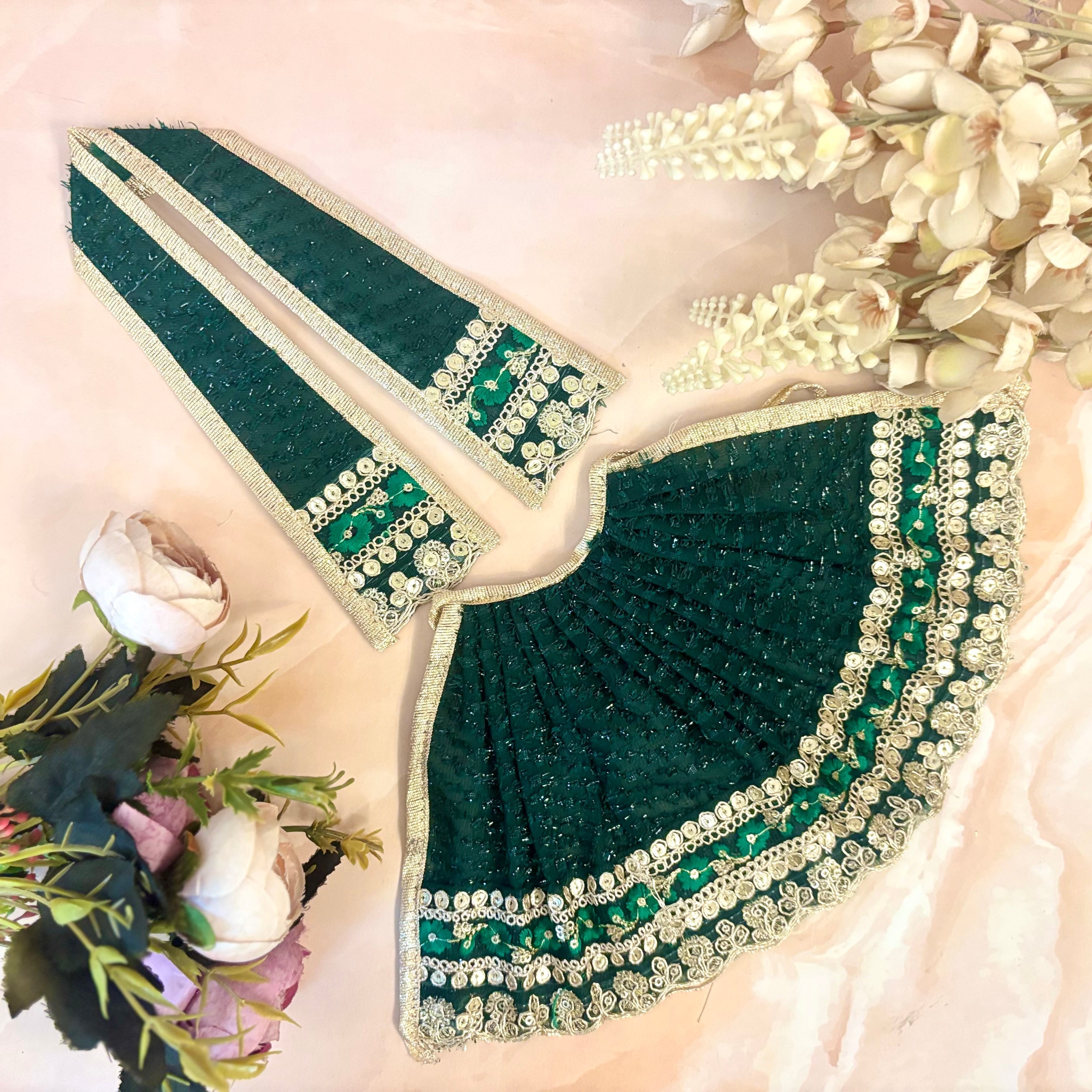 Handmade Designer Laddu Gopal Dress | Fancy Kanha Ji Poshak for Janmashtami | Bal Gopal & Krishna Ji Dress for Festivals
