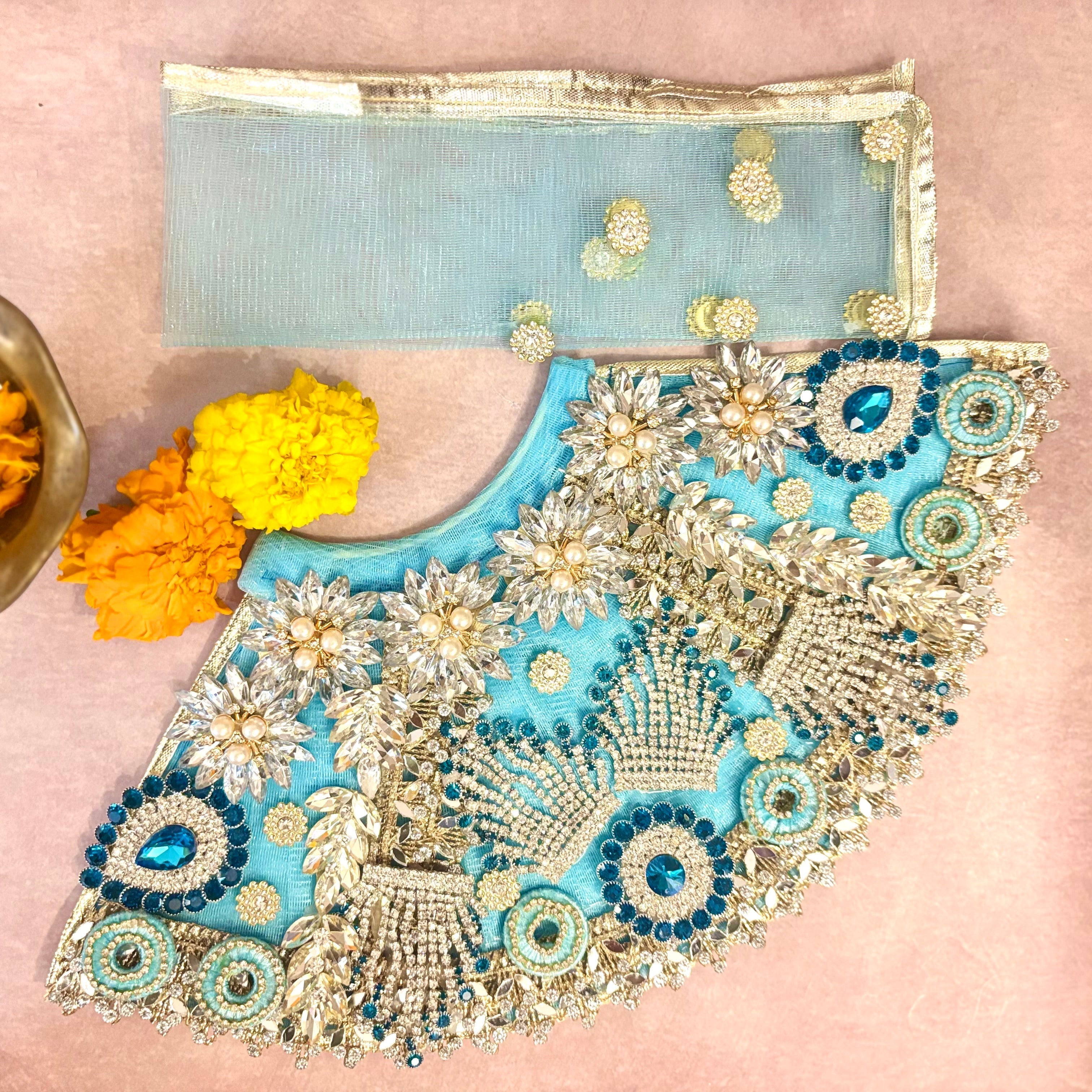 Handmade Designer Laddu Gopal Dress | Fancy Kanha Ji Poshak & Bal Gopal Dress for Janmashtami Celebrations | Krishna Ji Dress Collection