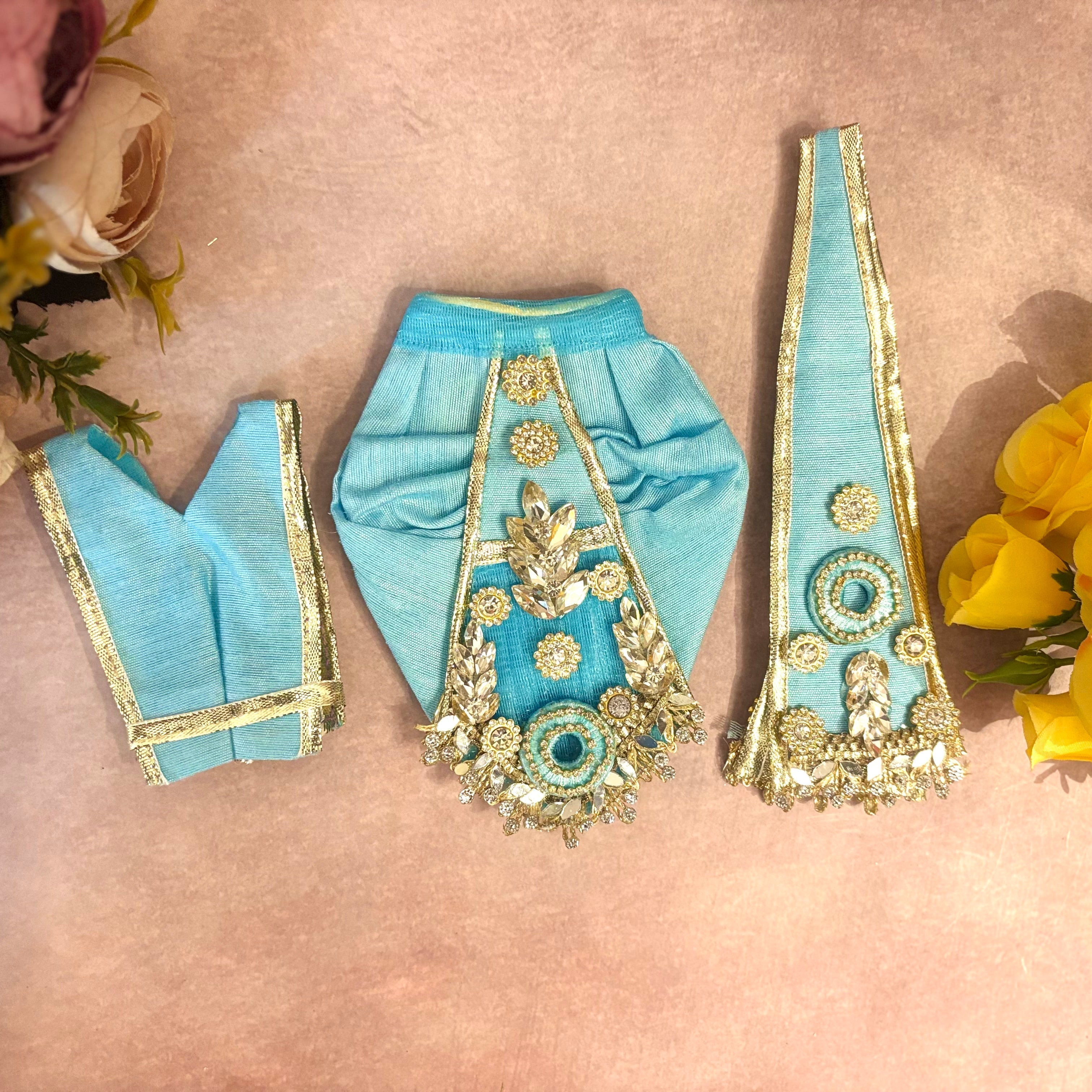 Handmade Designer Laddu Gopal Dress | Fancy Kanha Ji Poshak & Bal Gopal Dress for Janmashtami Celebrations | Krishna Ji Dress Collection