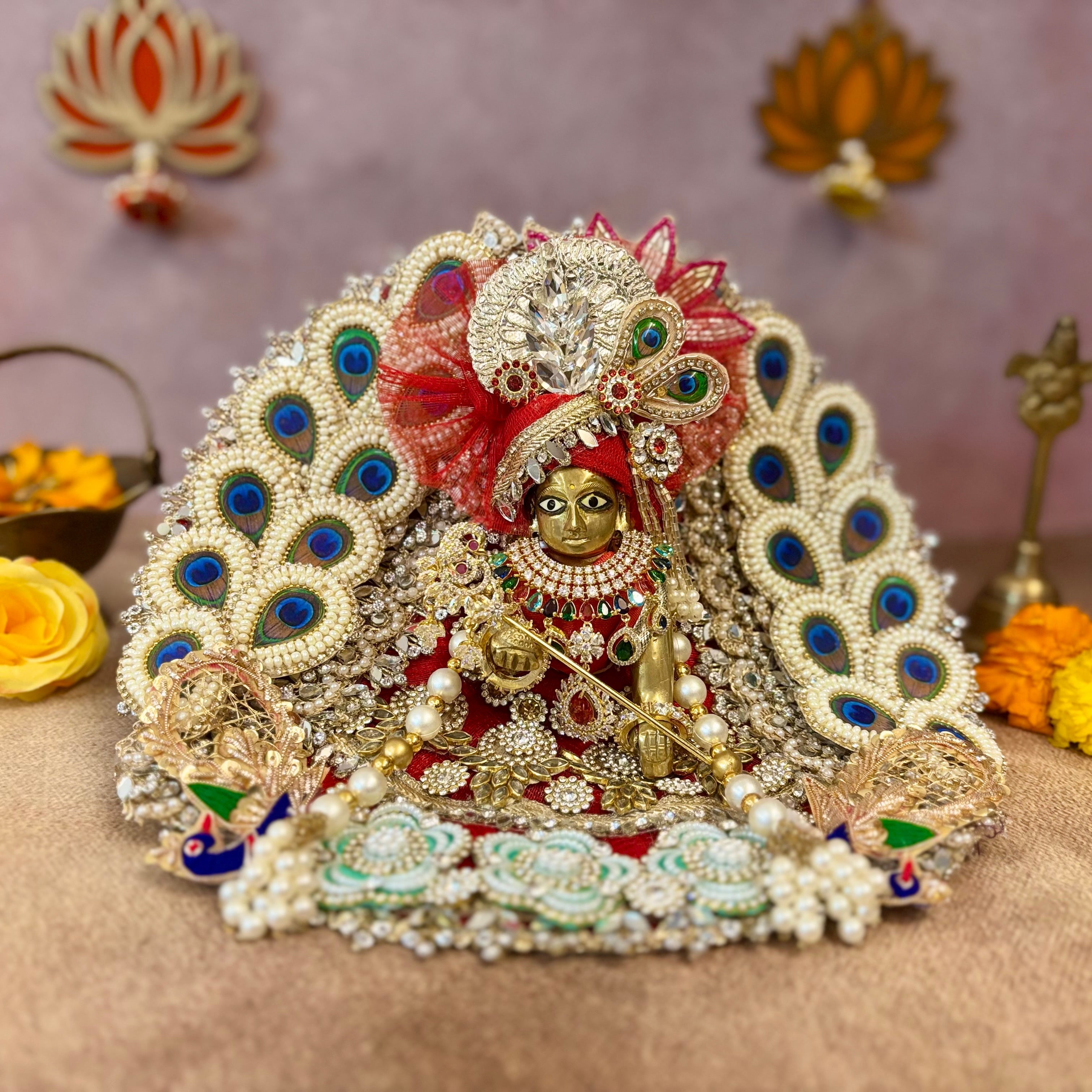 Handmade Designer Laddu Gopal Dress | Fancy Kanha Ji Poshak for Janmashtami | Bal Gopal & Krishna Ji Dress Collection
