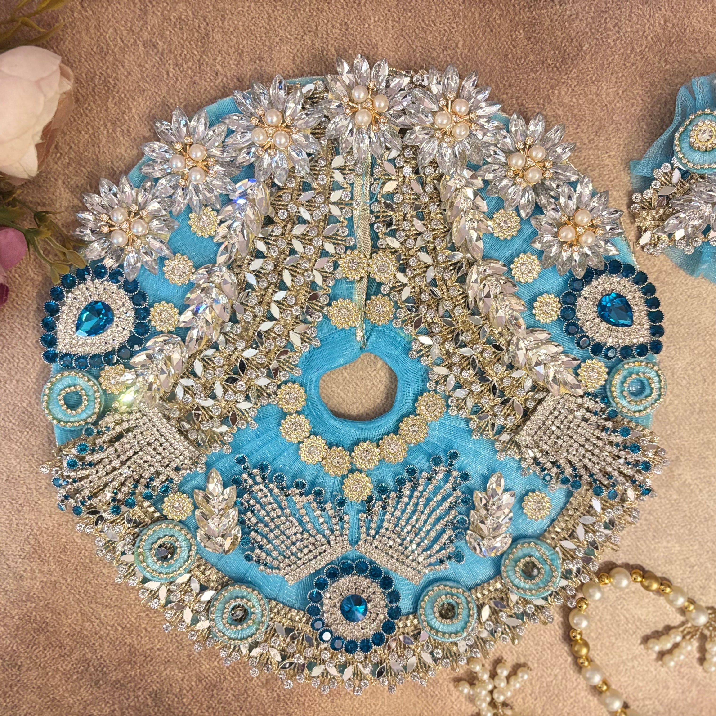 Handmade Designer Laddu Gopal Dress | Fancy Kanha Ji Poshak for Janmashtami | Bal Gopal & Krishna Ji Dress for Festivals