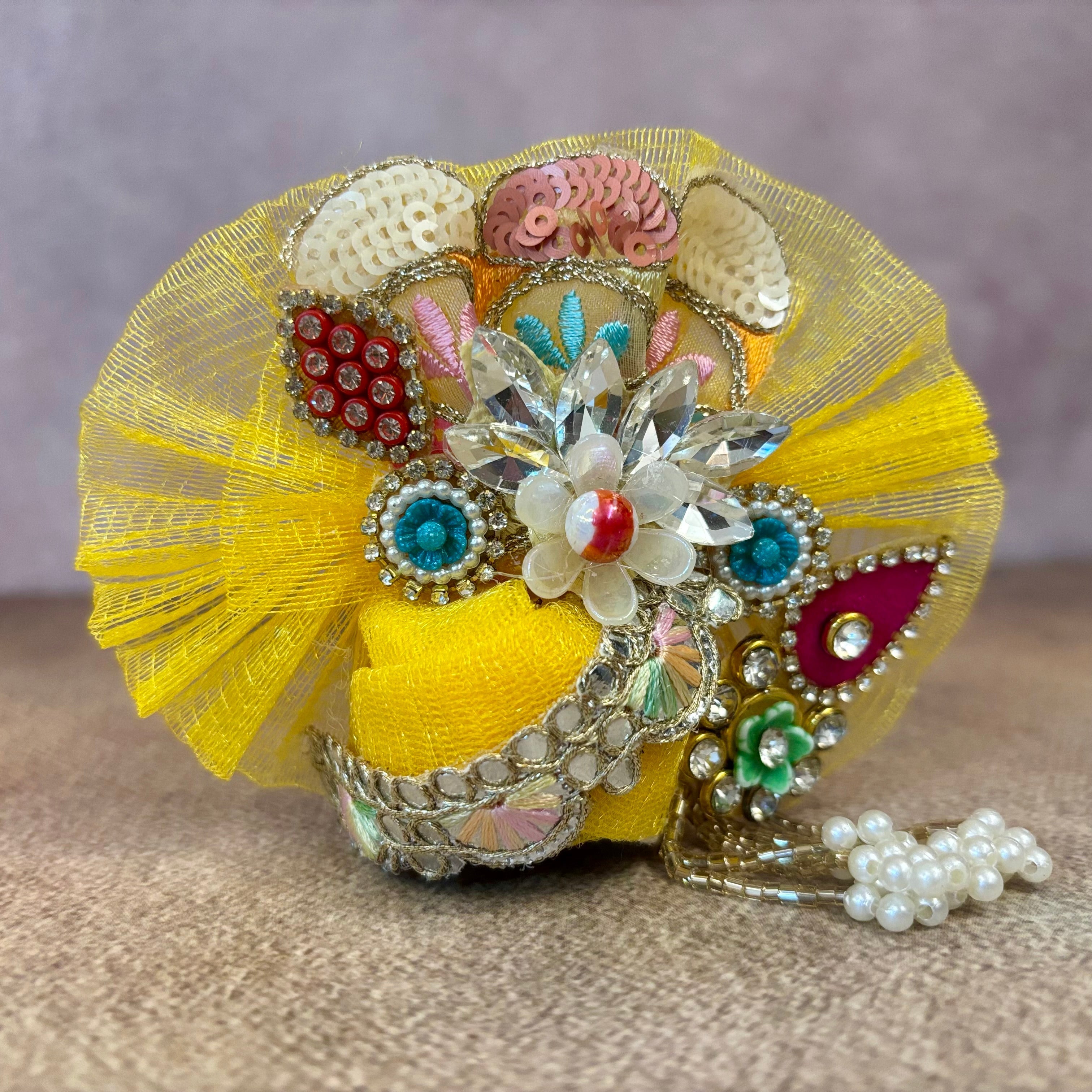 Handmade Designer Laddu Gopal Dress - Fancy Kanha Ji Poshak for Janmashtami, Bal Gopal Dress, Krishna Ji Dress, Perfect Festival Outfit