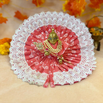 Anandya Handmade Laddu Gopal Dress Set (Pack of 2) - Designer Kanha Ji Poshak & Bal Gopal Dress for Janmashtami Festival