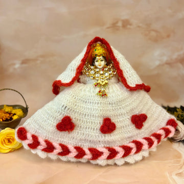 Handmade Radhika Woollen Laddu Gopal Dress | Designer Kanha Ji Poshak for Janmashtami | Fancy Bal Gopal & Krishna Ji Dress