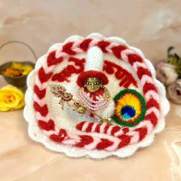 Handmade Murlimanohar Designer Woollen Laddu Gopal Dress - Fancy Kanha Ji Poshak for Janmashtami, Bal Gopal & Krishna Ji Celebrations