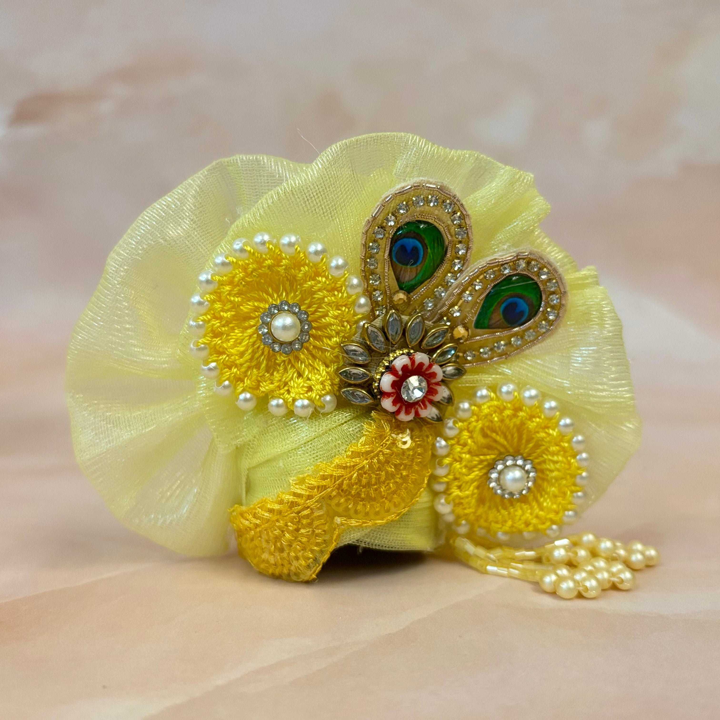 Handmade Designer Laddu Gopal Dress | Fancy Kanha Ji Poshak for Janmashtami | Bal Gopal & Krishna Ji Dress | Elegant Festival Attire