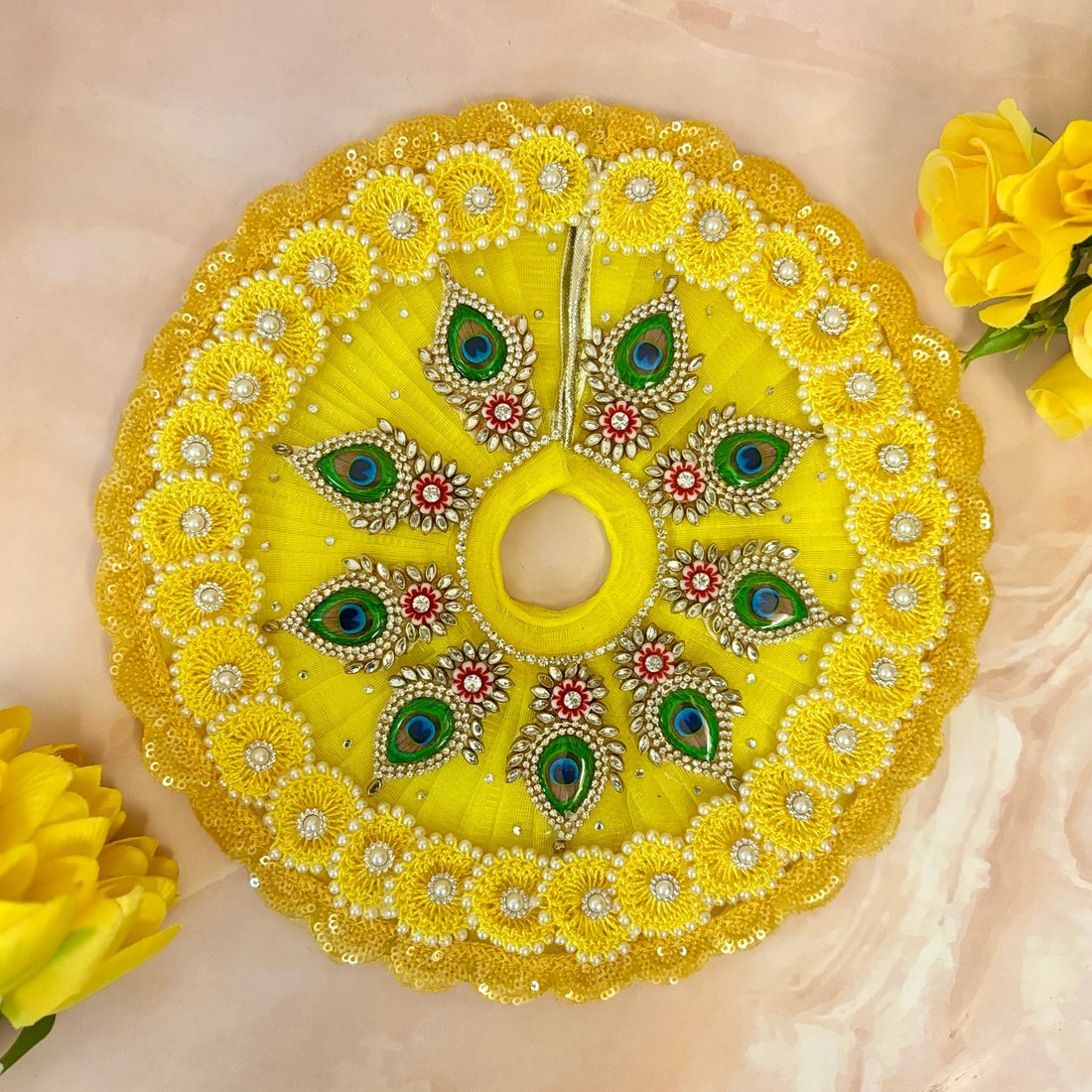 Handmade Designer Laddu Gopal Dress - Fancy Kanha Ji Poshak for Janmashtami, Bal Gopal Dress, Krishna Ji Costume, Festival Wear