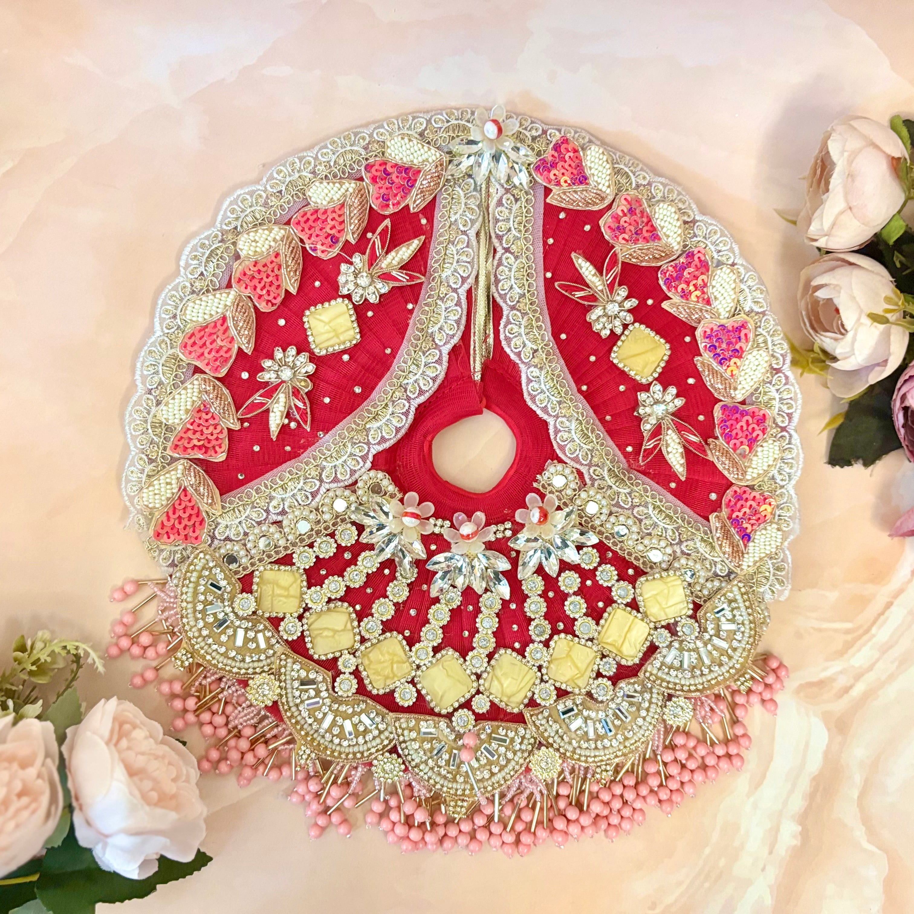 Handmade Designer Laddu Gopal Dress | Fancy Kanha Ji Poshak for Janmashtami | Elegant Bal Gopal & Krishna Ji Dress