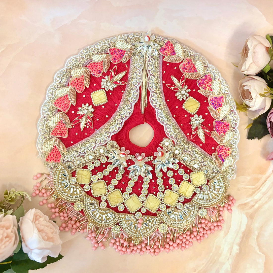 Handmade Designer Laddu Gopal Dress - Fancy Kanha Ji Poshak for Janmashtami | Bal Gopal & Krishna Ji Dress for Festivals