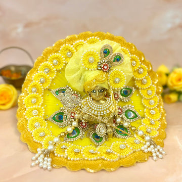 Handmade Designer Laddu Gopal Dress | Fancy Kanha Ji Poshak for Janmashtami | Bal Gopal & Krishna Ji Dress | Elegant Festival Attire