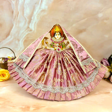 Handmade Designer Aadishakti Mata Rani Dress - Perfect for Janmashtami, Laddu Gopal Dress, Kanha Ji Poshak, Bal Gopal Dress & Krishna Ji Dress