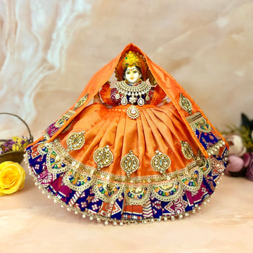 Handmade Designer Kushmanda Mata Rani Dress - Perfect for Janmashtami | Laddu Gopal Dress, Kanha Ji Poshak, Bal Gopal & Krishna Ji Dress