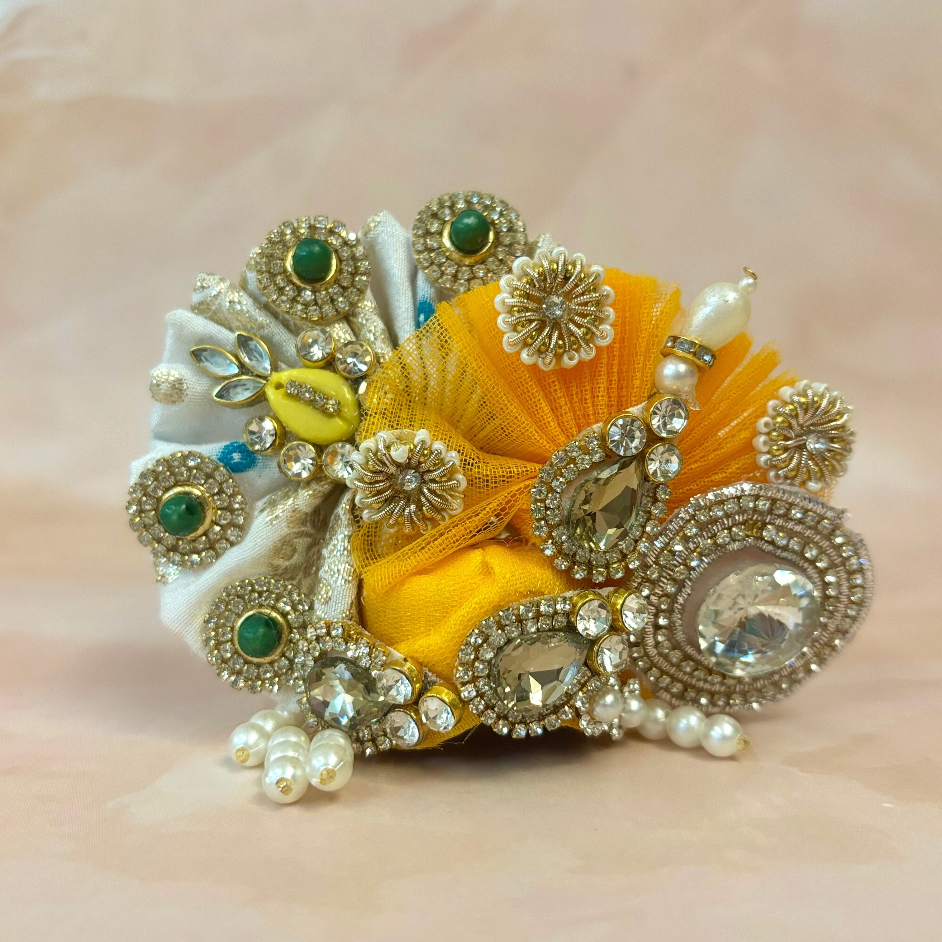 Handmade Designer Laddu Gopal Dress - Fancy Kanha Ji Poshak for Janmashtami, Bal Gopal Dress, Krishna Ji Dress, Perfect Festival Attire