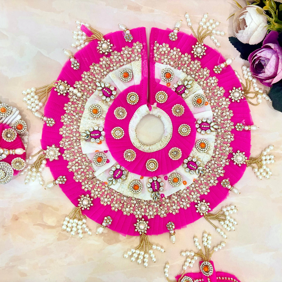 Handmade Designer Laddu Gopal Dress | Fancy Kanha Ji Poshak for Janmashtami | Bal Gopal & Krishna Ji Dress for Festivals