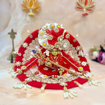 Handmade Laddu Gopal Dress - Designer Kanha Ji Poshak & Bal Gopal Dress for Janmashtami Festival | Fancy Krishna Ji Dress