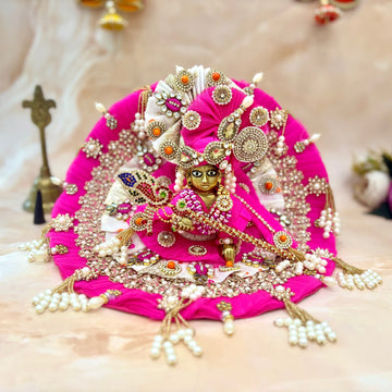Handmade Designer Laddu Gopal Dress | Fancy Kanha Ji Poshak for Janmashtami | Bal Gopal & Krishna Ji Dress - Perfect Festival Outfit