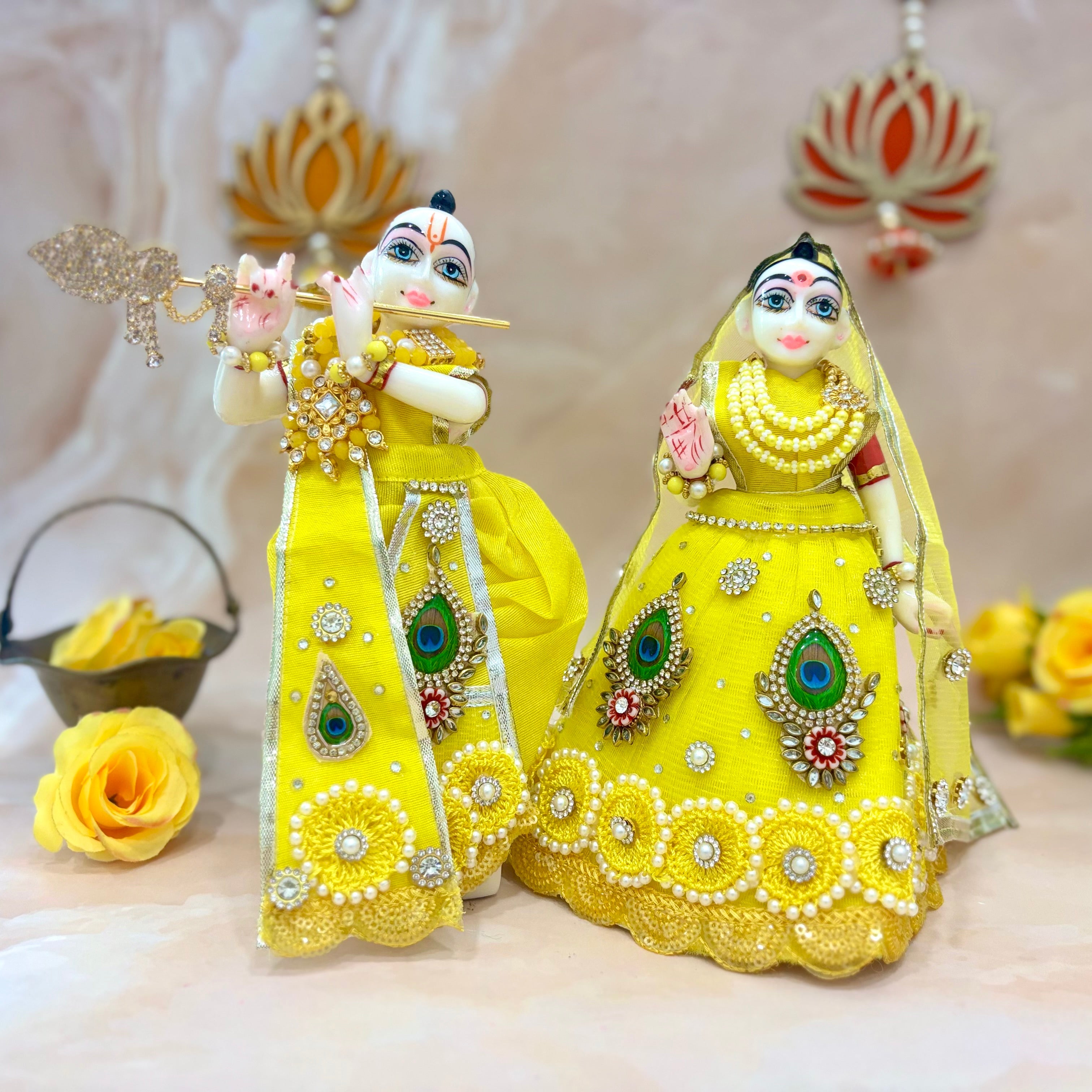 Handmade Designer Laddu Gopal Dress | Fancy Kanha Ji Poshak for Janmashtami | Bal Gopal & Krishna Ji Dress for Festivals