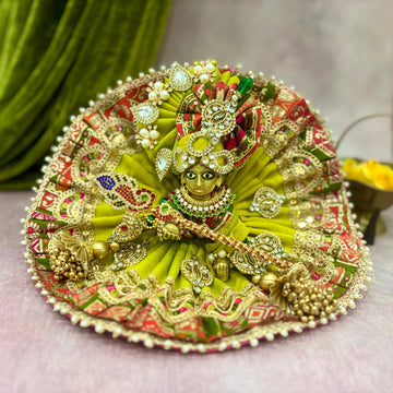 Handmade Designer Laddu Gopal Dress | Fancy Kanha Ji Poshak for Janmashtami | Bal Gopal & Krishna Ji Dress for Festivals