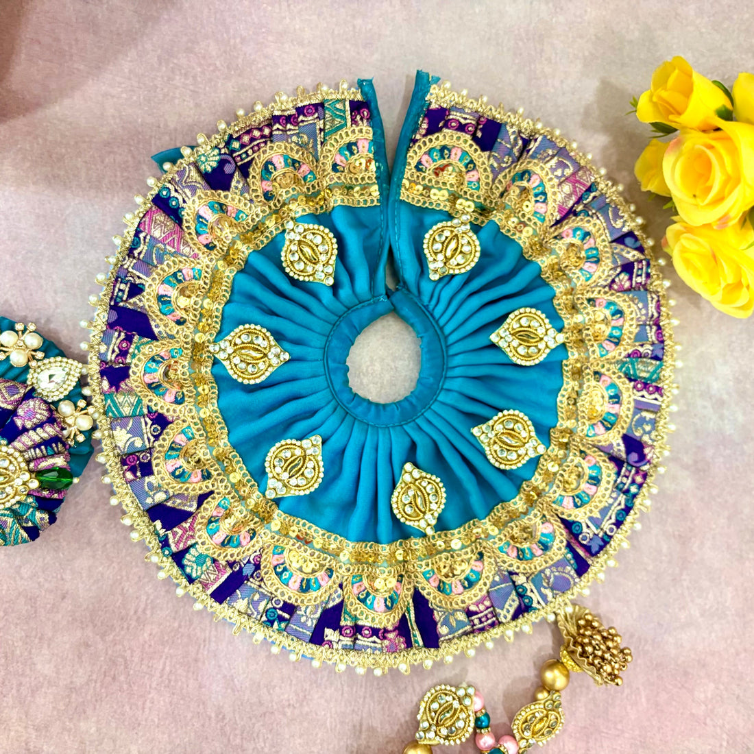 Handmade Designer Laddu Gopal Dress for Janmashtami - Fancy Kanha Ji Poshak, Bal Gopal Dress, Krishna Ji Dress for Festivals