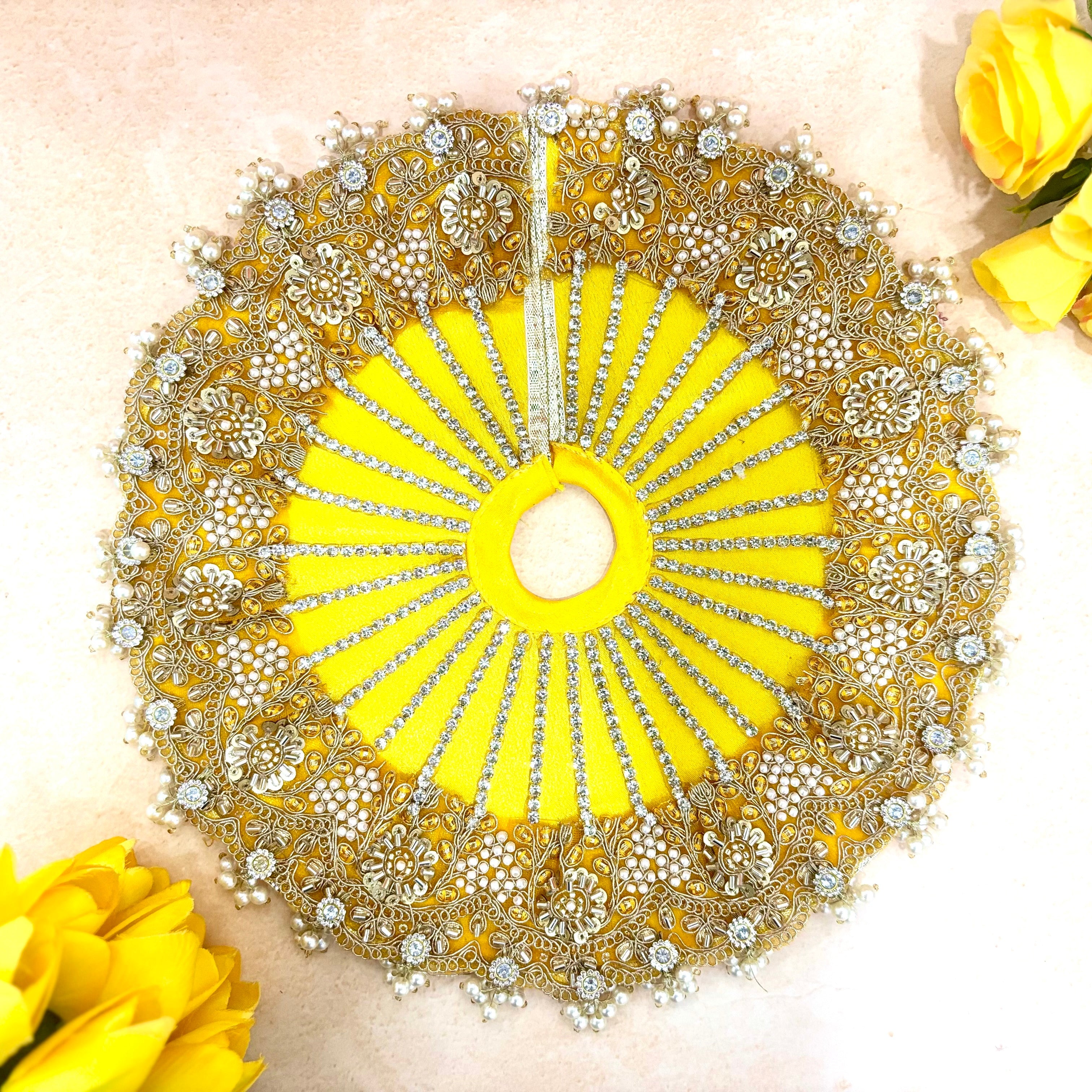 Handmade Laddu Gopal Dress - Designer Kanha Ji Poshak for Janmashtami | Fancy Bal Gopal Dress & Krishna Ji Dress for Festivals