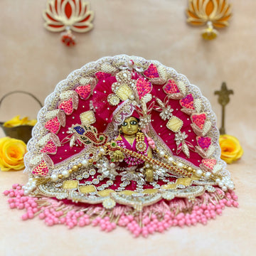 Handmade Designer Laddu Gopal Dress - Fancy Kanha Ji Poshak for Janmashtami | Bal Gopal & Krishna Ji Dress for Festivals