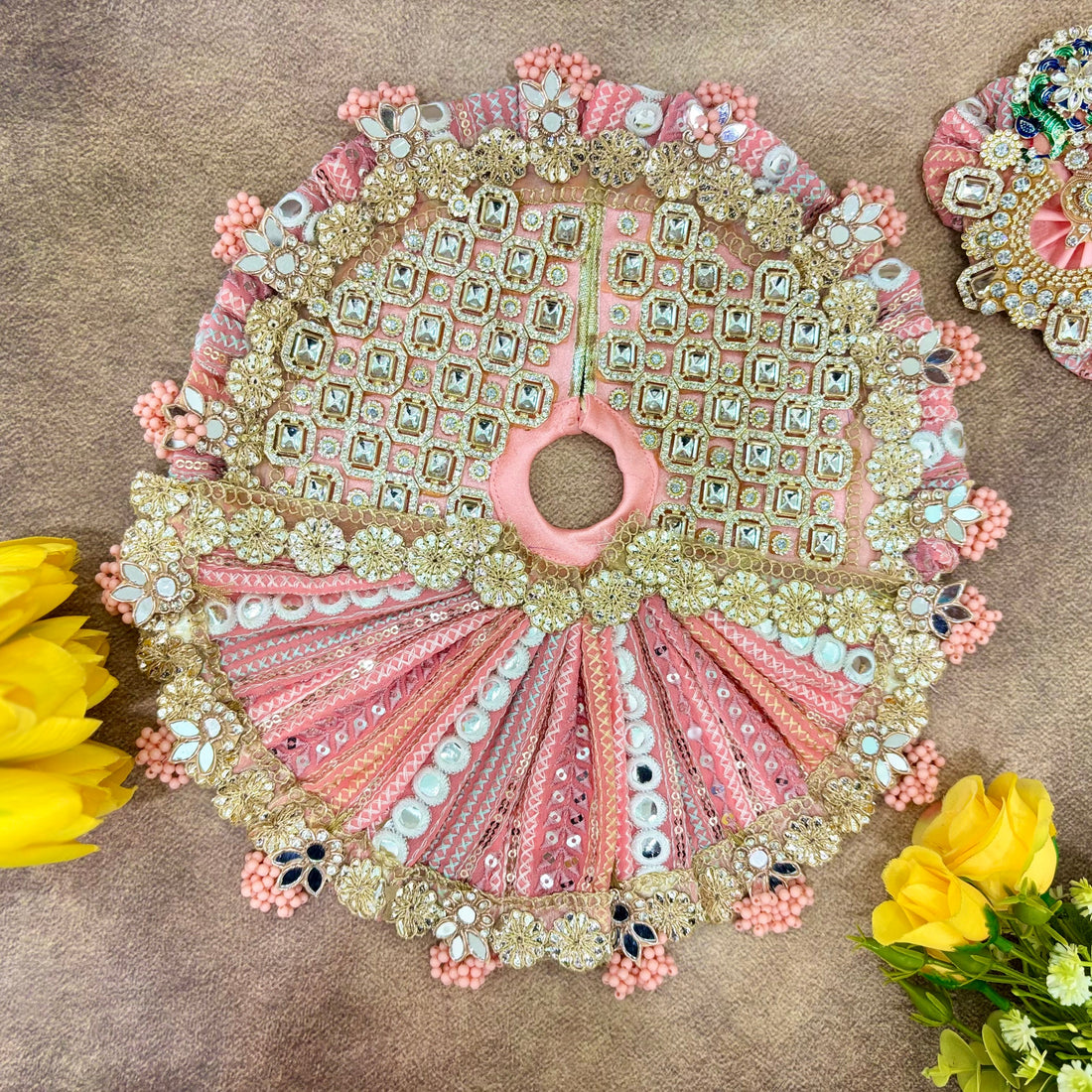 Handmade Designer Laddu Gopal Dress - Fancy Kanha Ji Poshak for Janmashtami, Bal Gopal Dress, Krishna Ji Dress, Perfect Festival Outfit