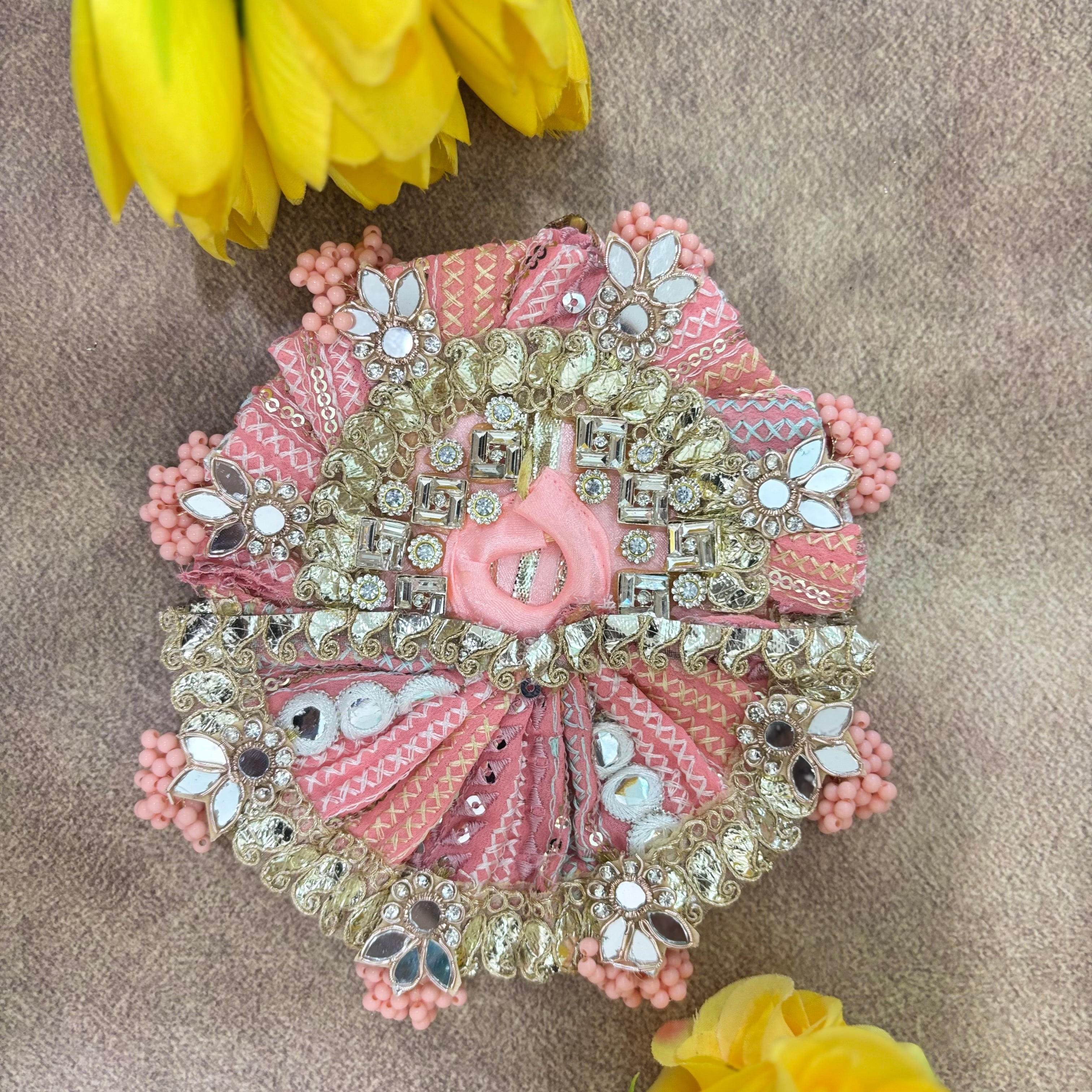 Handmade Divyarajsi Laddu Gopal Dress - Designer Kanha Ji Poshak, Fancy Bal Gopal Dress for Janmashtami Celebration