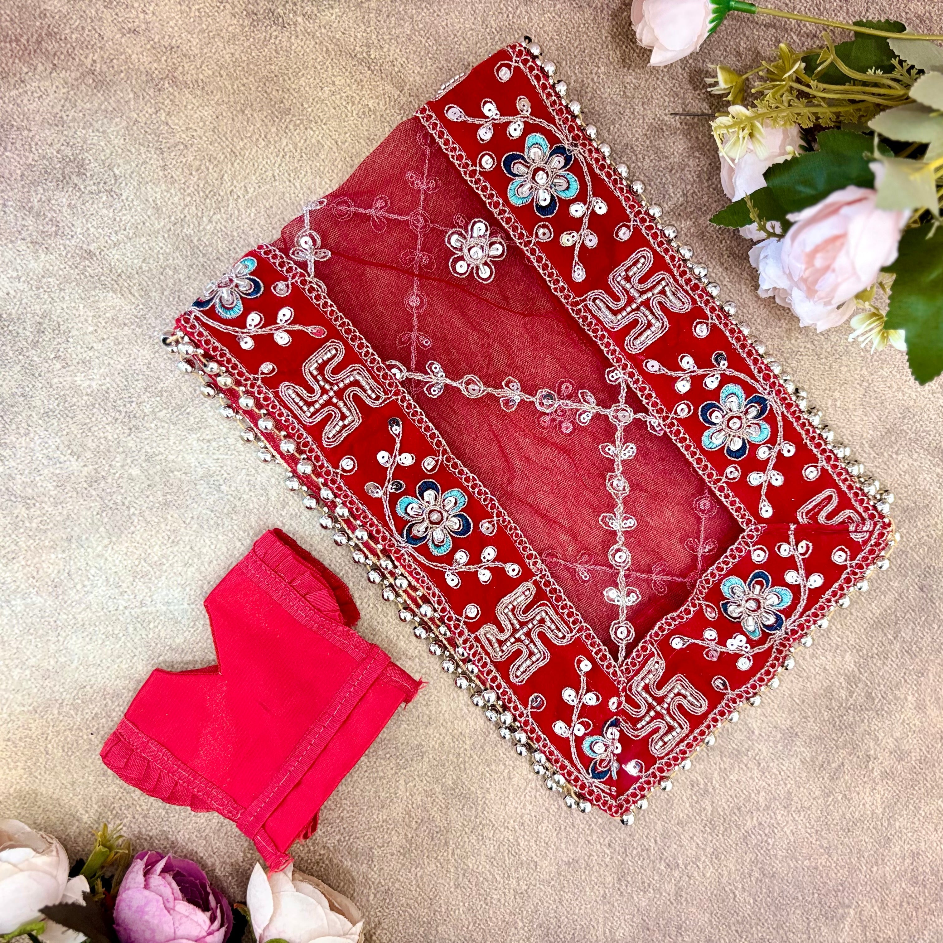 Handmade Raj Nandani Designer Laddu Gopal Dress - Fancy Kanha Ji Poshak for Janmashtami, Bal Gopal & Krishna Ji Festival Celebrations