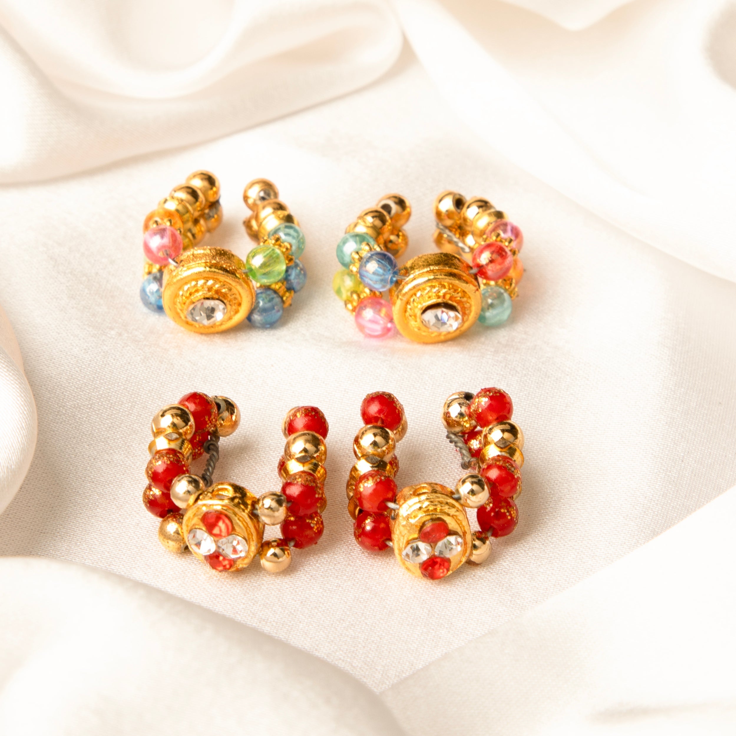 Handmade Shringarika Bead Kangan – Pack of 2 for Laddu Gopal Dress, Kanha Ji Poshak, Bal Gopal Dress & Krishna Ji Dress - Perfect for Janmashtami Festival