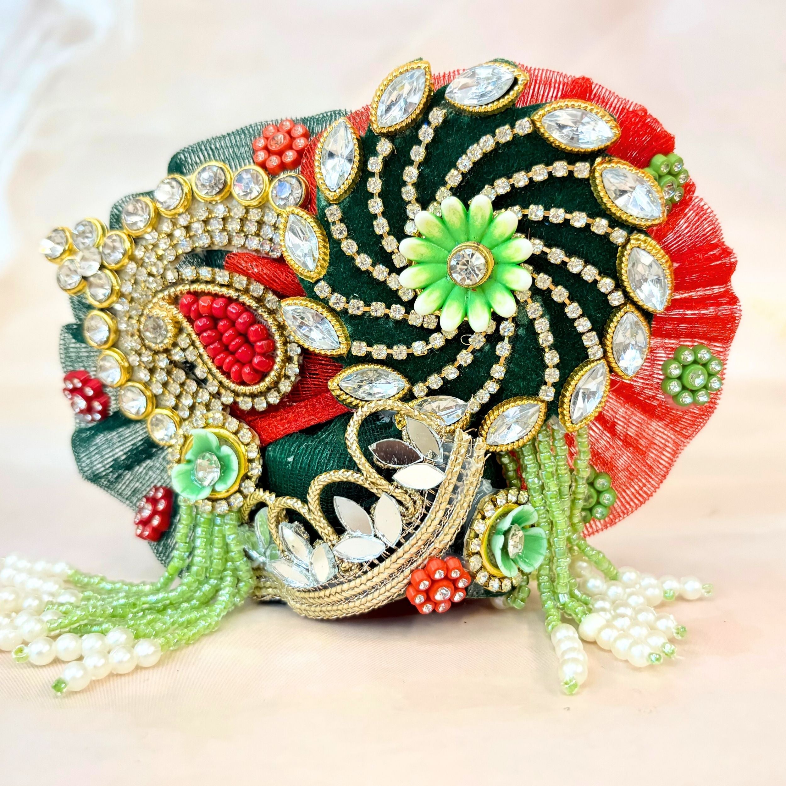 Handmade Designer Laddu Gopal Dress | Fancy Kanha Ji Poshak for Janmashtami | Bal Gopal & Krishna Ji Dress for Festivals