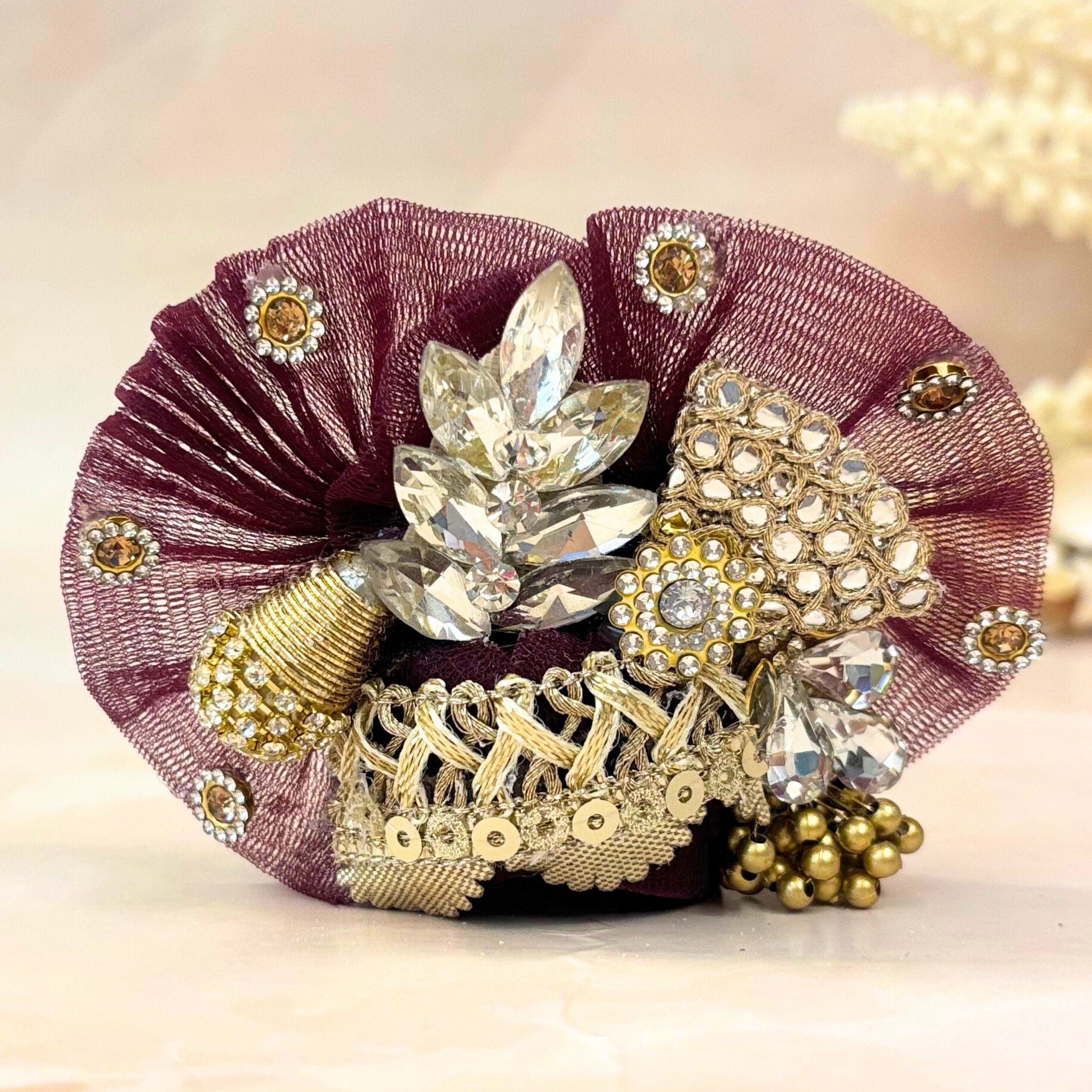 Handmade Ratnadeep Laddu Gopal Dress - Designer Kanha Ji Poshak, Fancy Bal Gopal Dress for Janmashtami Celebrations, Krishna Ji Dress