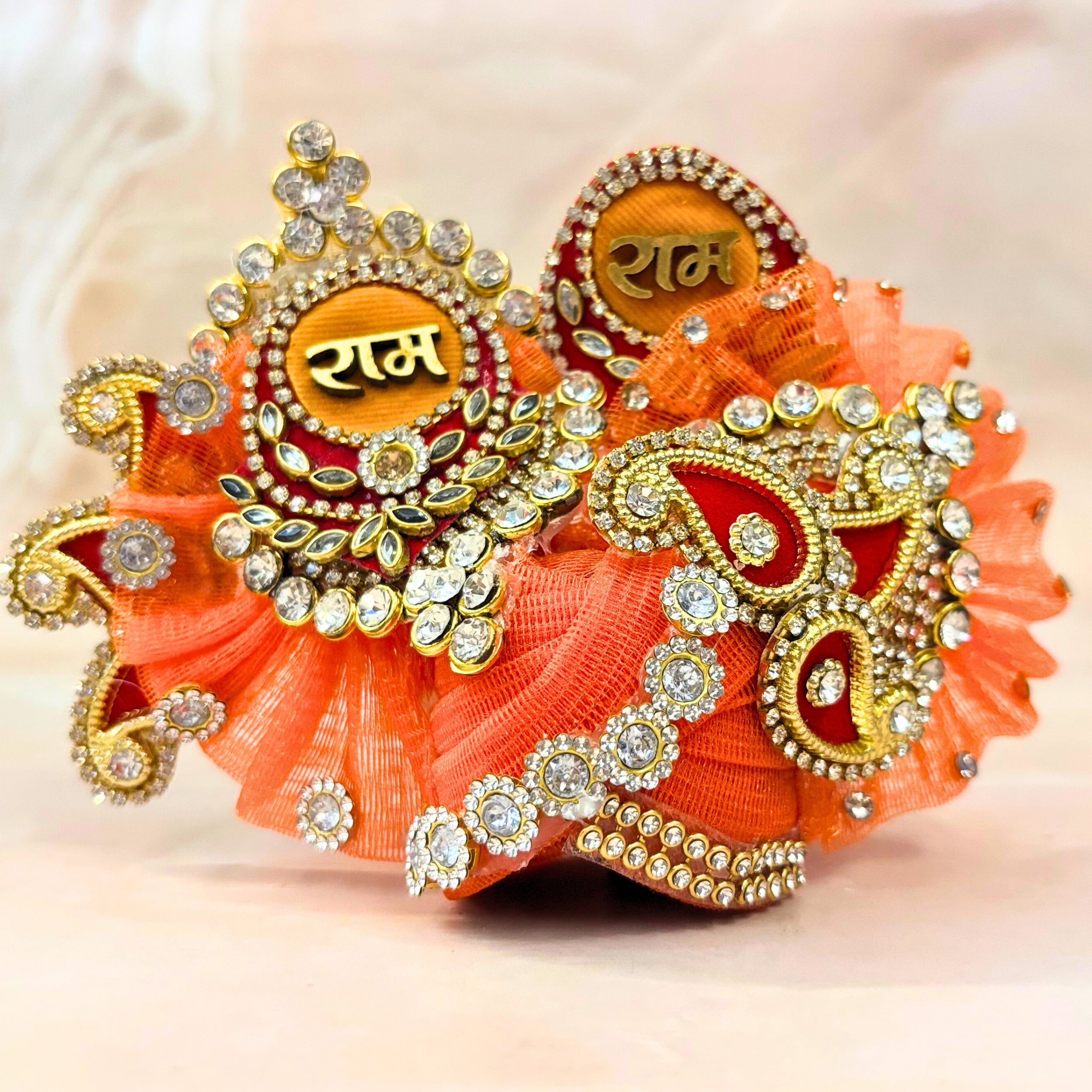 Handmade Ramratna Dhoti Set - Designer Laddu Gopal Dress & Kanha Ji Poshak for Janmashtami | Fancy Bal Gopal & Krishna Ji Dress
