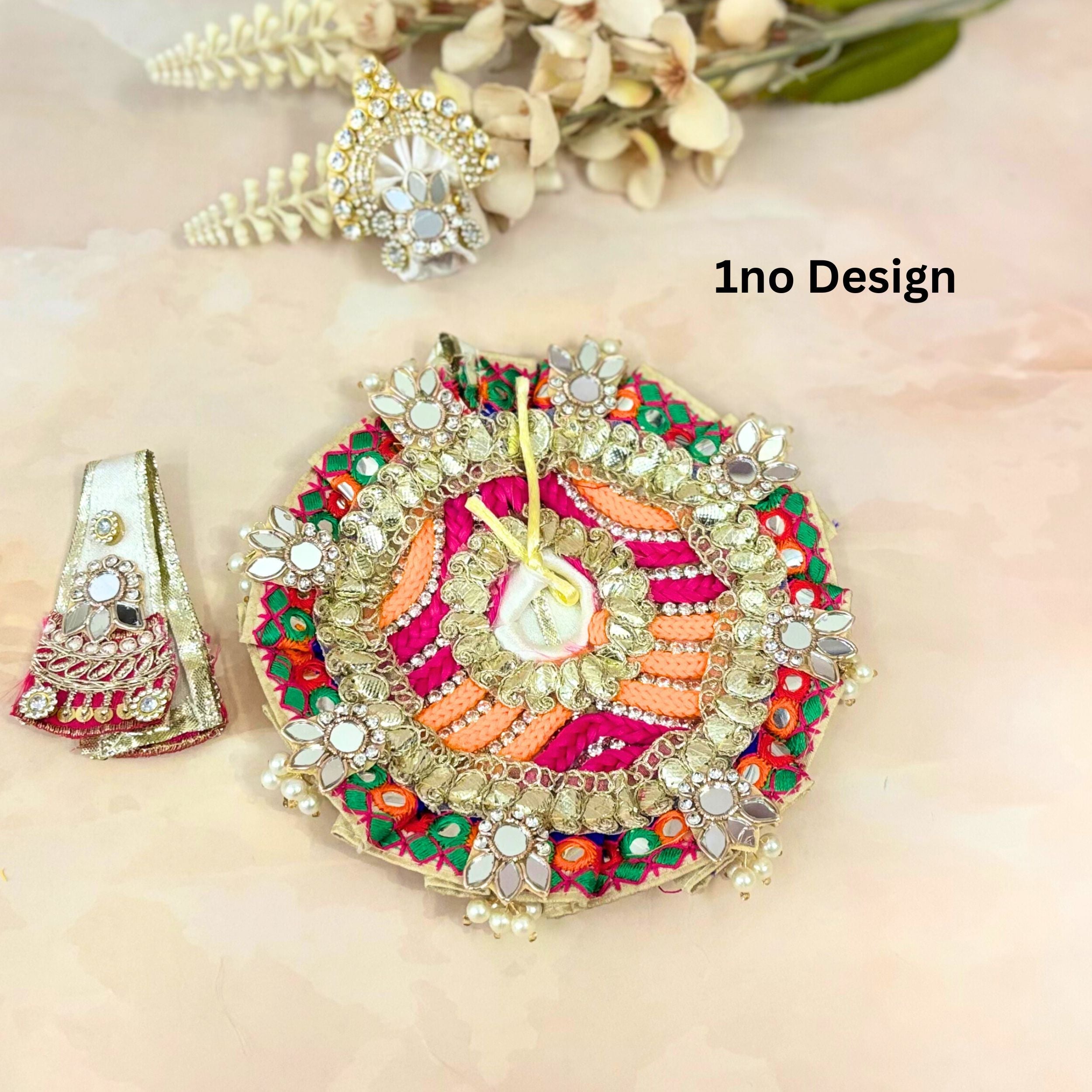 Handmade Multi-Color Laddu Gopal Dress | Designer Kanha Ji Poshak for Janmashtami | Fancy Bal Gopal & Krishna Ji Dress