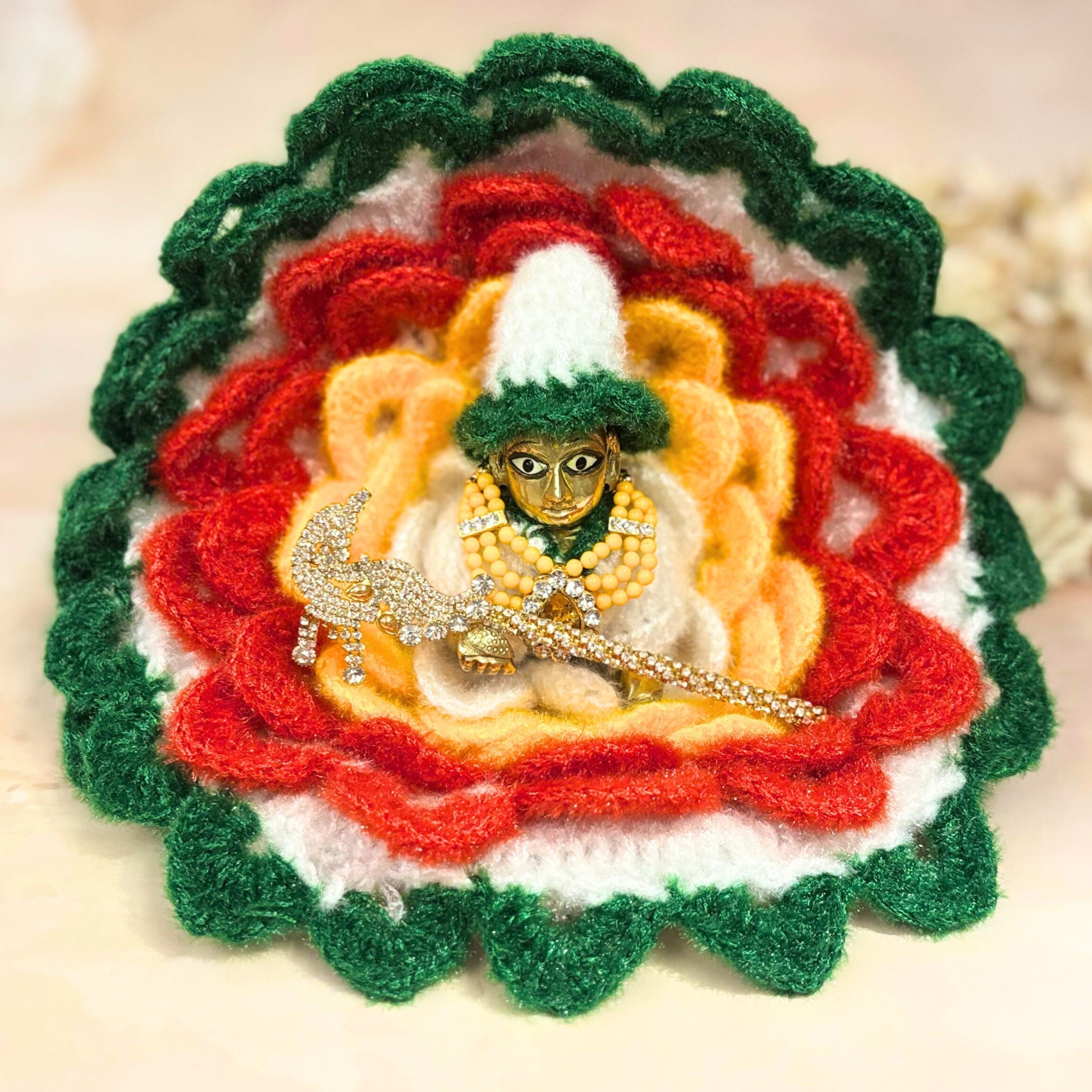 Handmade Designer Laddu Gopal Dress - Fancy Kanha Ji Poshak for Janmashtami | Bal Gopal & Krishna Ji Dress Collection