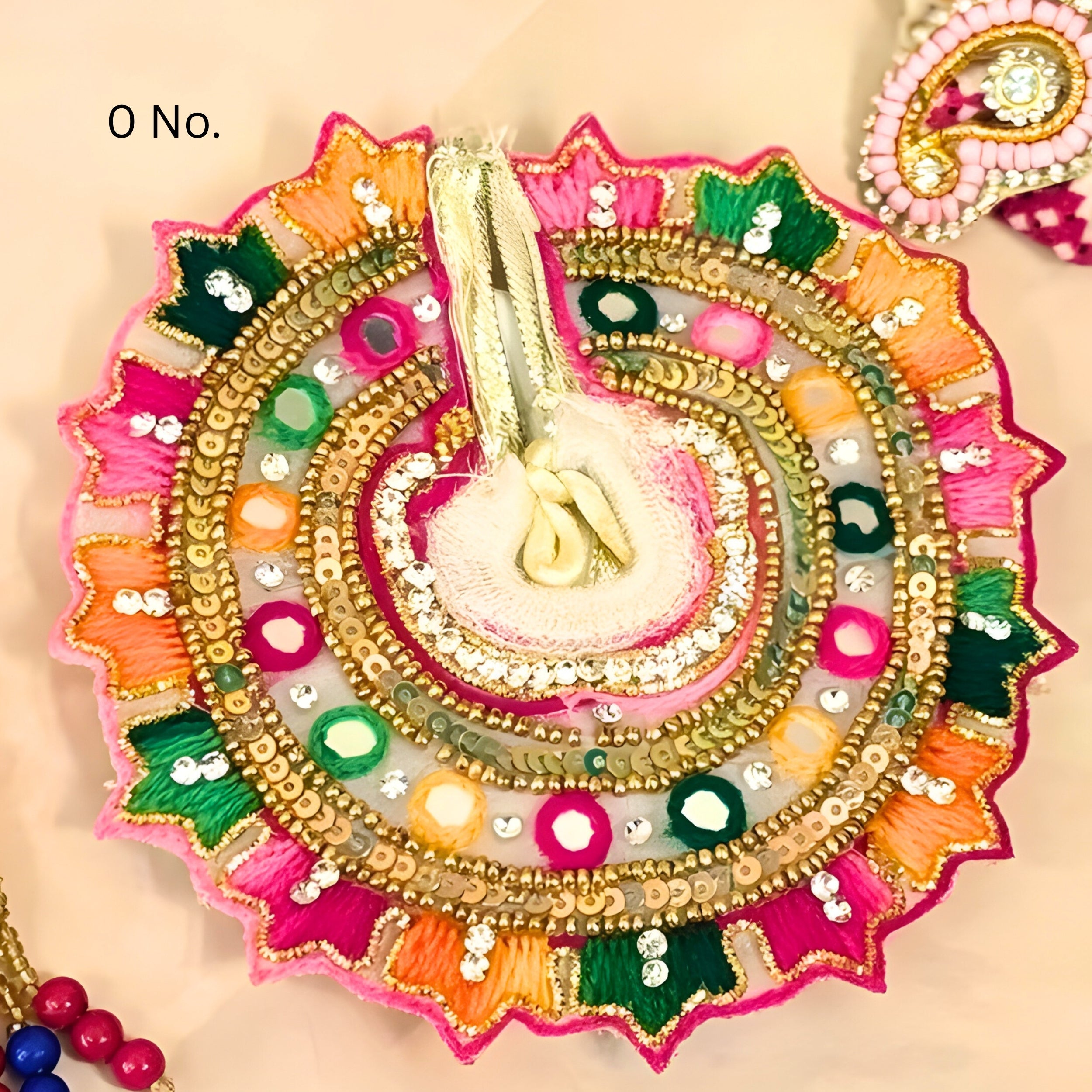 Handmade Luxe Holi Special 4-Piece Laddu Gopal Dress Set | Designer Kanha Ji Poshak & Bal Gopal Dress for Janmashtami Festival