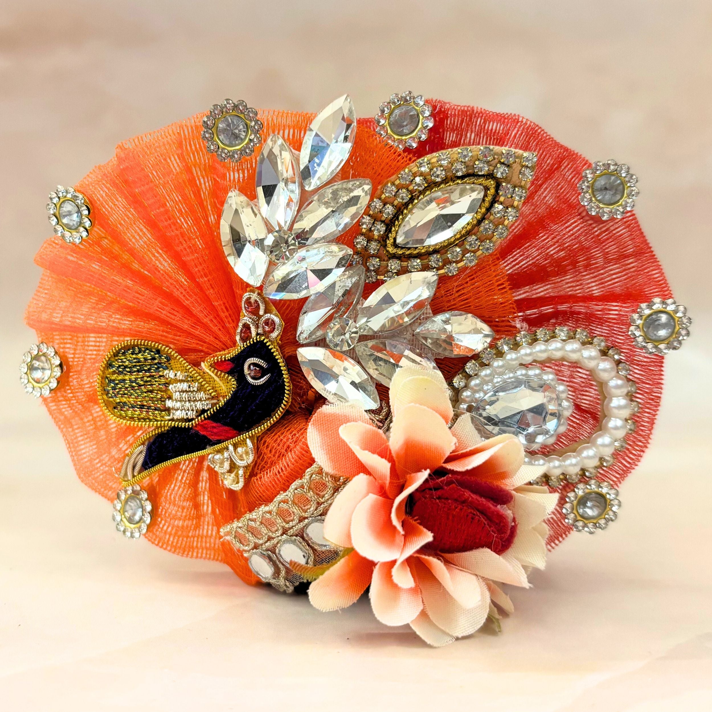 Handmade Nandanraj Laddu Gopal Dress - Designer Kanha Ji Poshak, Fancy Bal Gopal Dress for Janmashtami Celebrations, Krishna Ji Dress