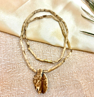 Handmade Original Tulsi Mala with Radhe Krishna Pendant - Perfect for Janmashtami, Designer Laddu Gopal Dress, Kanha Ji Poshak & Bal Gopal Dress
