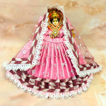 Handmade Mrinalika Durga Maa Dress - Designer Laddu Gopal Dress, Kanha Ji Poshak, Bal Gopal Dress for Janmashtami Festival