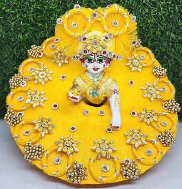 Designer Laddu Gopal Dress for Janmashtami | Fancy Kanha Ji Poshak | Handmade Bal Gopal Dress | Comfortable Size 0-6 for Festivals