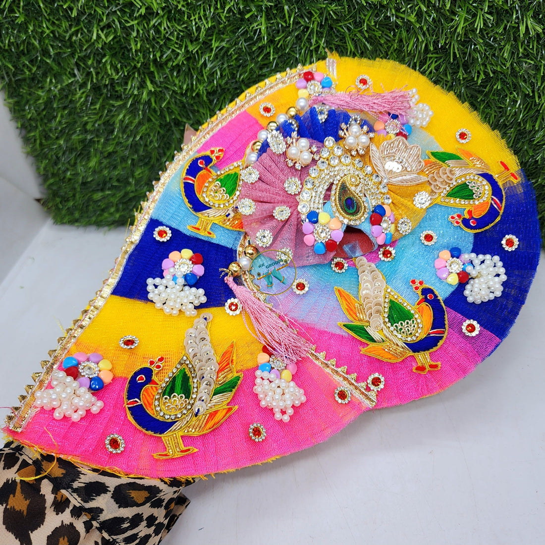 Beautiful Handmade Laddu Gopal Dress | Designer Kanha Ji Poshak for Festivals | Bal Gopal Dress (Size 0-6) - Perfect for Janmashtami Celebrations