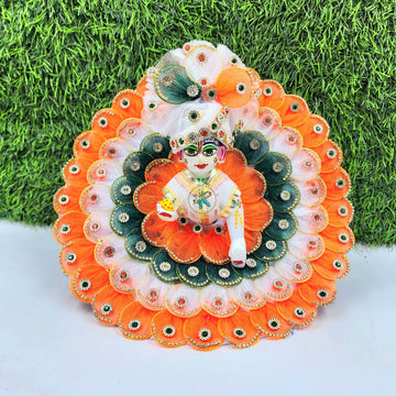 Designer Laddu Gopal Dress | Fancy Kanha Ji Poshak for Janmashtami & Republic Day | Comfortable Bal Gopal Dress (Size 0-6) | Unique Krishna Ji Dress