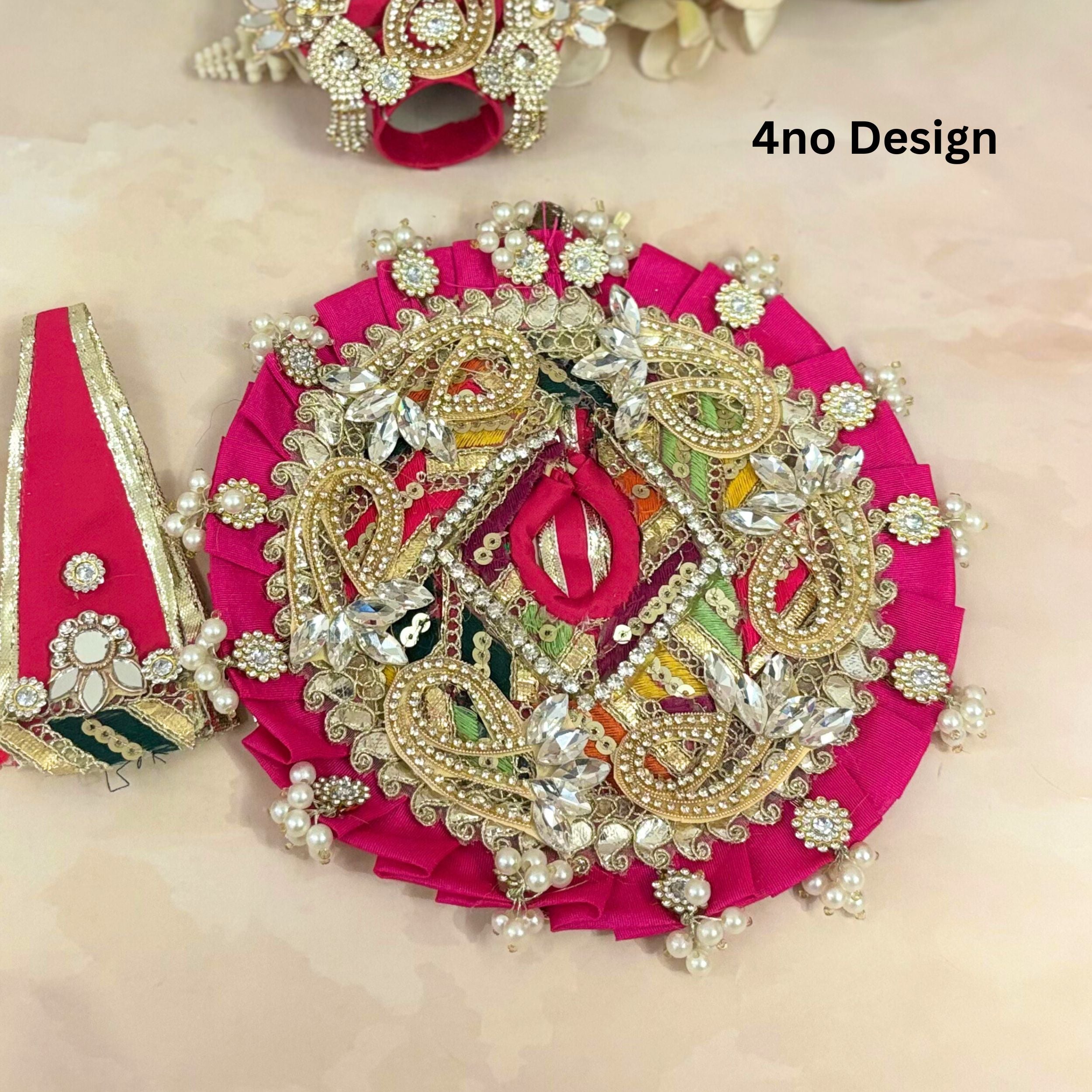 Handmade Designer Laddu Gopal Dress - Fancy Kanha Ji Poshak for Janmashtami Celebration | Bal Gopal & Krishna Ji Dress