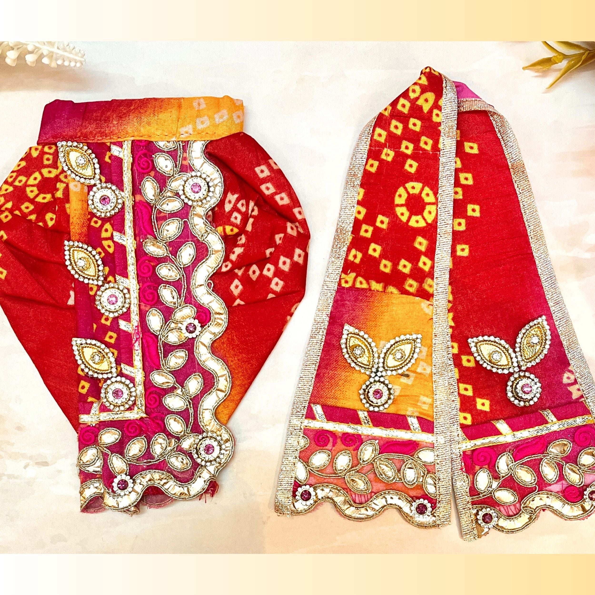 Handmade Designer Laddu Gopal Dress | Fancy Kanha Ji Poshak for Janmashtami | Bal Gopal & Krishna Ji Dress for Festivals
