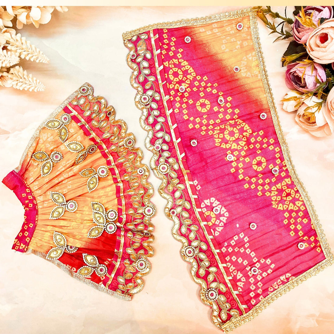 Handmade Designer Laddu Gopal Dress | Fancy Kanha Ji Poshak for Janmashtami | Bal Gopal & Krishna Ji Dress for Festivals