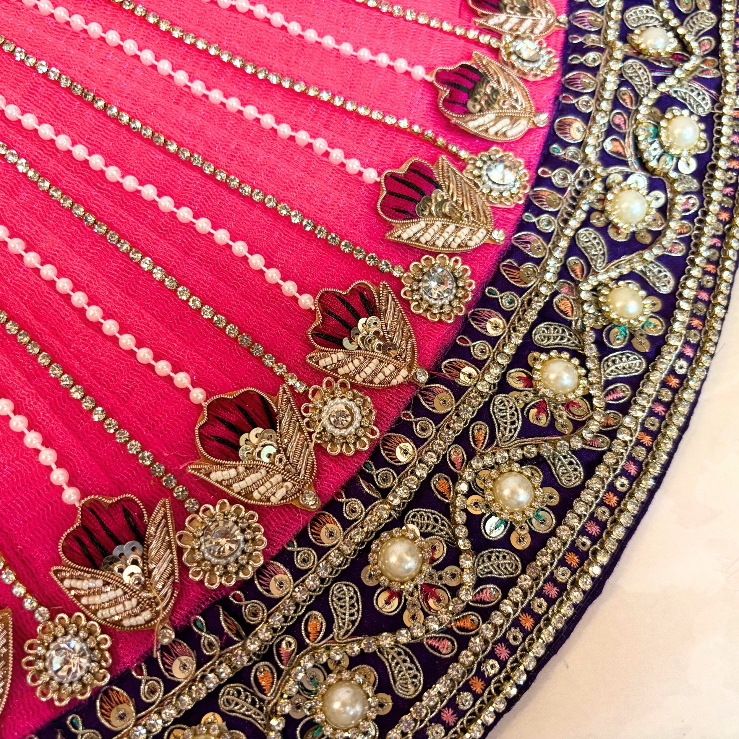 Handmade Luxe Rajnandini Durga Maa Dress - Designer Laddu Gopal Poshak, Fancy Kanha Ji Dress for Janmashtami & Festivals, Bal Gopal & Krishna Ji Dress