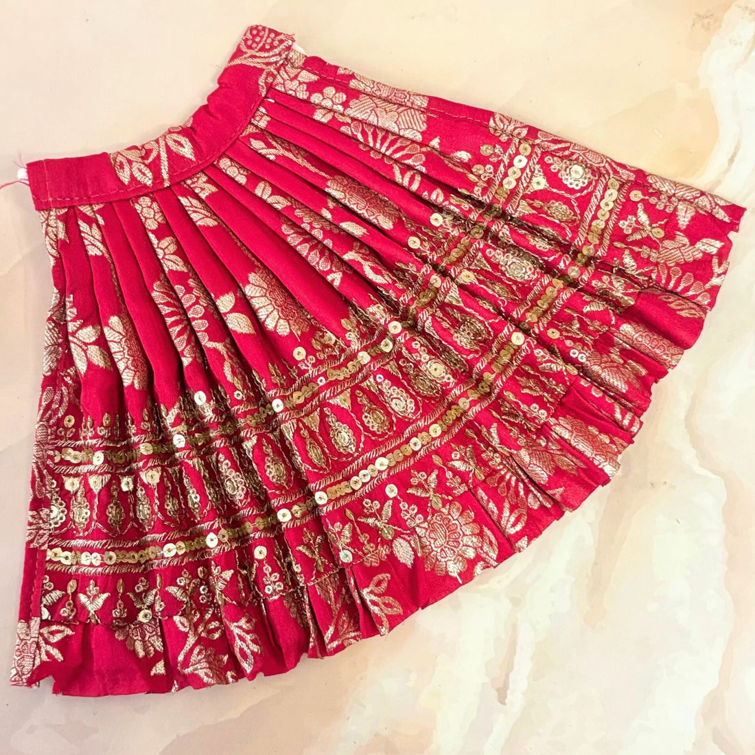 Handmade Sumukhi Mata Rani Dress - Designer Laddu Gopal Dress, Kanha Ji Poshak, Bal Gopal Dress for Janmashtami Festival