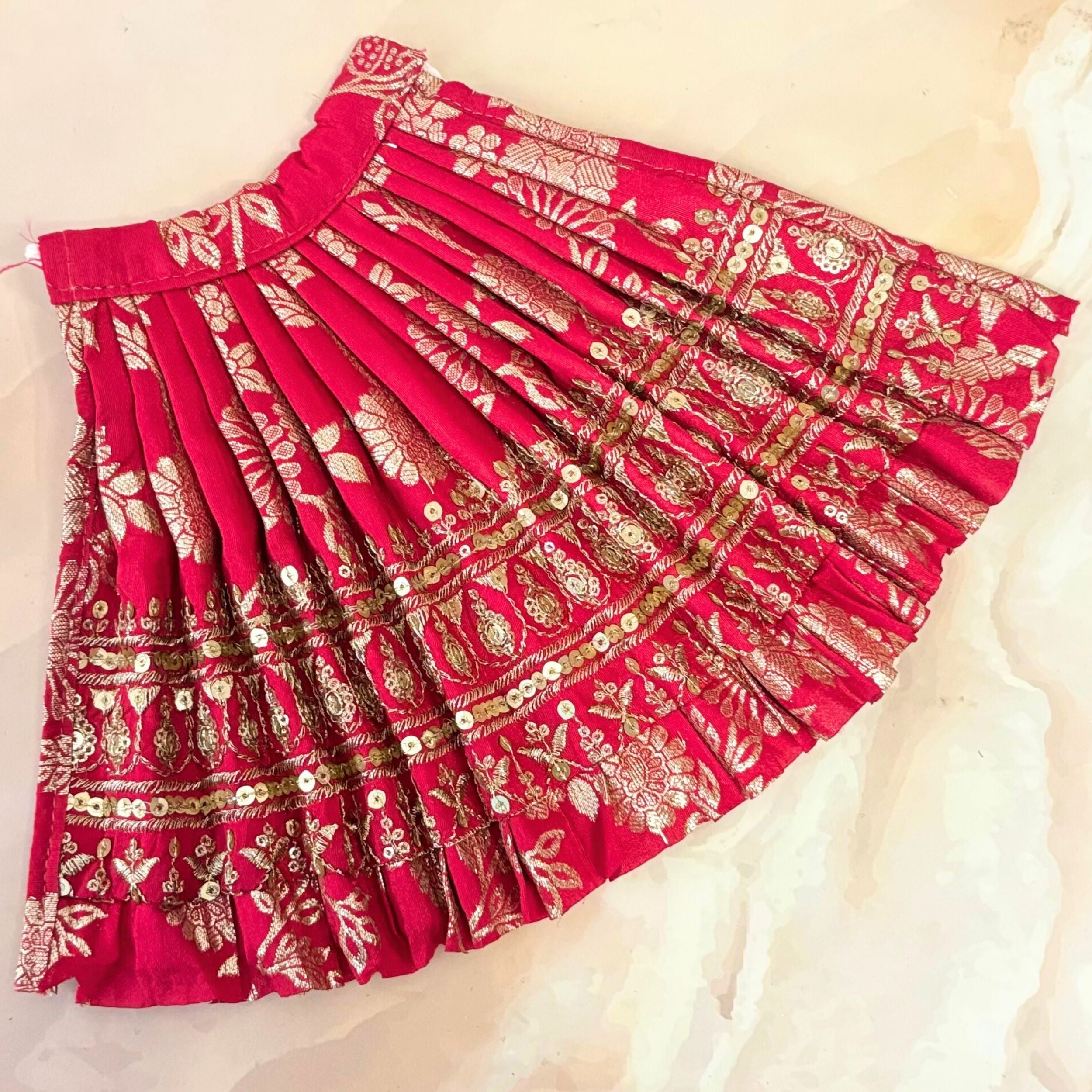 Handmade Sumukhi Mata Rani Dress - Designer Laddu Gopal Dress, Kanha Ji Poshak, Bal Gopal Dress for Janmashtami Festival
