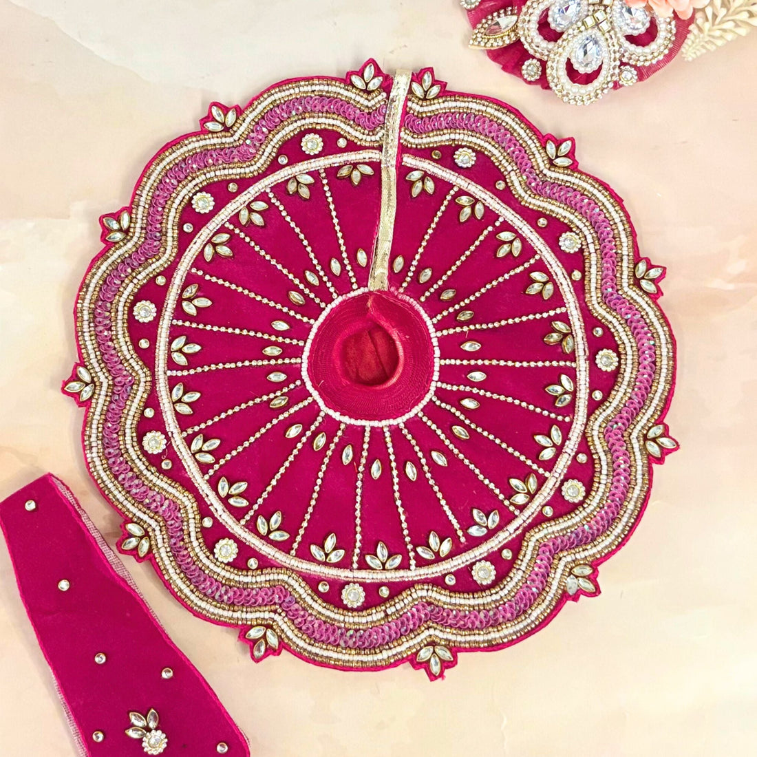 Handmade Designer Laddu Gopal Dress | Fancy Kanha Ji Poshak for Janmashtami | Bal Gopal & Krishna Ji Dress for Festivals