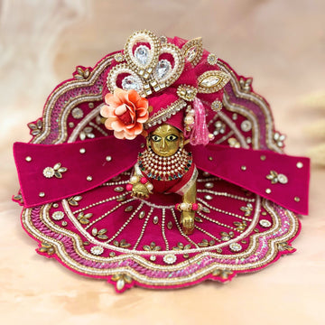 Handmade Designer Laddu Gopal Dress | Fancy Kanha Ji Poshak for Janmashtami | Bal Gopal & Krishna Ji Dress for Festivals
